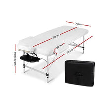 Load image into Gallery viewer, Zenses 70cm Portable Aluminium Massage Table