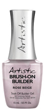Load image into Gallery viewer, Artistic Nail Design Brush on Builder Gel 15ml - Rose Beige