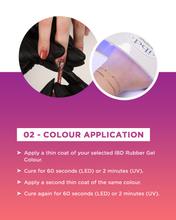 Load image into Gallery viewer, ibd Rubber Gel Peachy 15ml