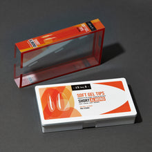 Load image into Gallery viewer, ibd Soft Gel Tips - Short Almond 504 Tips / 12 Sizes