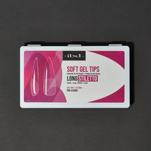 Load image into Gallery viewer, ibd Soft Gel Tips - Long Stiletto 504 Tips / 12 Sizes