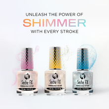 Load image into Gallery viewer, Seche FX Diamond Effect Top Coat Blue