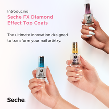 Load image into Gallery viewer, Seche FX Diamond Effect Top Coat Blue