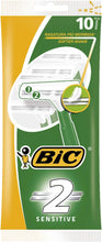 Load image into Gallery viewer, BIC EASY SENSITIVE DISPOSABLE RAZORS 10PK
