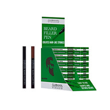 Load image into Gallery viewer, Clubman Beard Filler Pen Display 6pc Dark Brown, 6pc Black