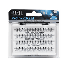 Load image into Gallery viewer, Ardell Lashes Flared Knot-Free Individuals - Medium Black - Professional Salon Brands