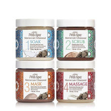 Load image into Gallery viewer, Gena Mani Pedi Intro Kit Moroccan Ghassoul 4x 118ml - Professional Salon Brands