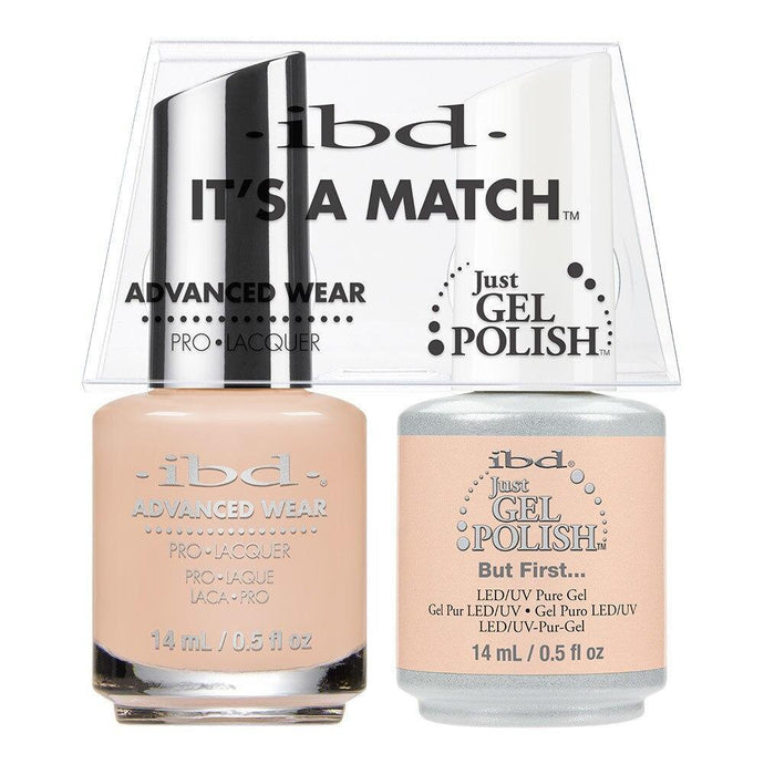 ibd Gel Polish & Lacquer Duo - But First... - Professional Salon Brands