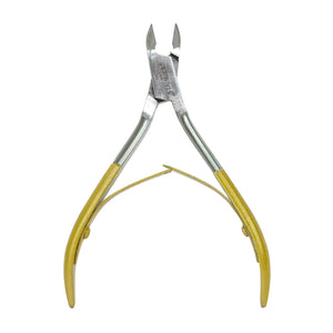 CUTICLE NIPPER GOLD 1/2 JAW