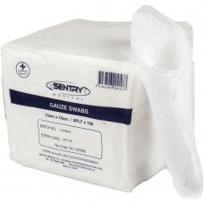 GAUZE SWABS 10CM X 10CM 100PK