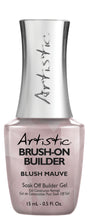 Load image into Gallery viewer, Artistic Nail Design Brush on Builder Gel 15ml - Blush Mauve
