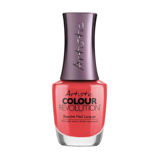 ARTISTIC NAIL LACQUER - BRING THE HEAT - CORAL PINK NEON CRÈME