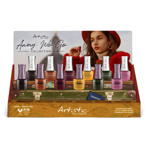 Away We Go Collection 12 Piece Display Gel and Lacquer