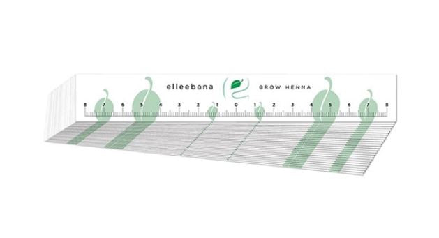 Elleebana Brow Measuring Tape 25 Pack