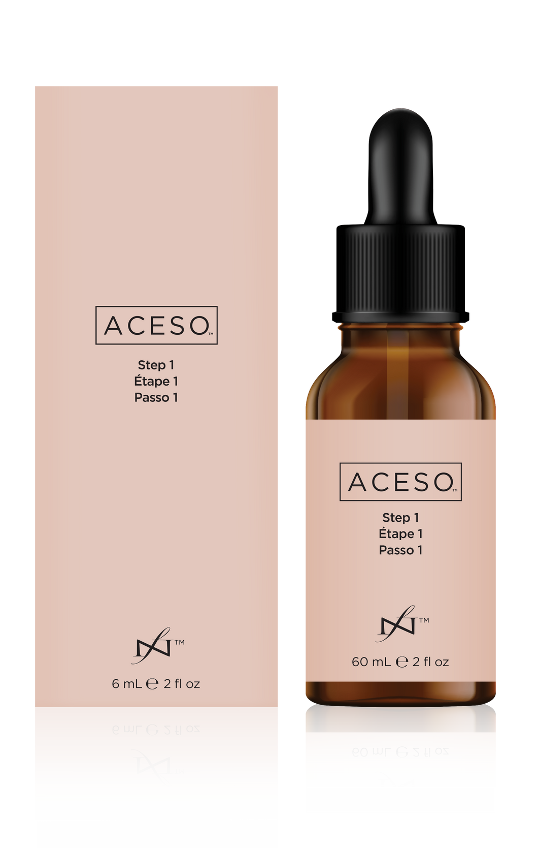 Famous Names Aceso Step One 60ml; Powered By Natural Bio-Actives.