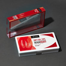Load image into Gallery viewer, ibd Soft Gel Tips - Medium Coffin 504 Tips / 12 Sizes
