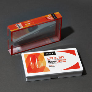 ibd Soft Gel Tips - Medium Almond 504 Tips / 12 Sizes