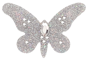 SWAROVSKI CRYSTALS - KISSES CRYSTAL PINK BUTTERFLY