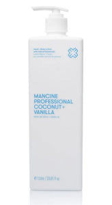 Mancine Professional Hand + Body Lotion / Coconut + Vanilla 1 Litre