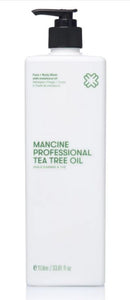 Mancine Professional Tea Tree Oil / Face + Body Wash 1 Litre