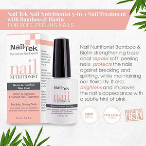 Nail Tek Nail Nutritionist Bamboo & Biotin Treatment 14ml