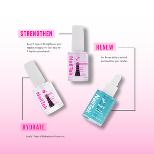 Nail Tek Nail Therapy For Hard Brittle Nails 3pc Kit