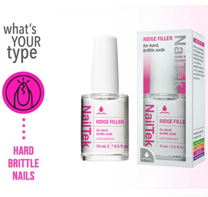 Nail Tek Ridge Filler For Hard Brittle Nails 15ml