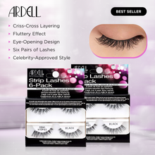 Load image into Gallery viewer, Ardell Lashes Invisibands Natural Demi Wispies Black 6pk
