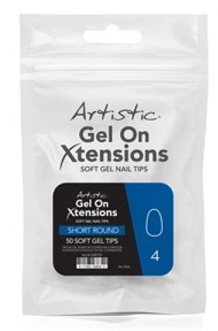 Artistic Gel On Xtensions Short Round Refill #4 50pk