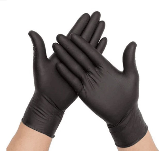 Nitrile Black Gloves Small Powder Free