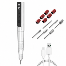 Load image into Gallery viewer, Switch Funky Pro Pen Nail Drill - Silver
