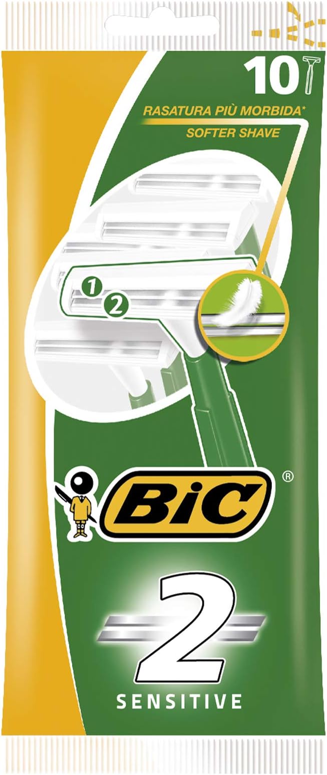 BIC EASY SENSITIVE DISPOSABLE RAZORS 10PK