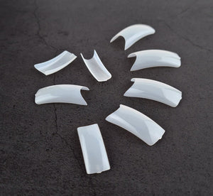 Crisp Natural Nail Tips - No Well - Deep Smile 500 Count