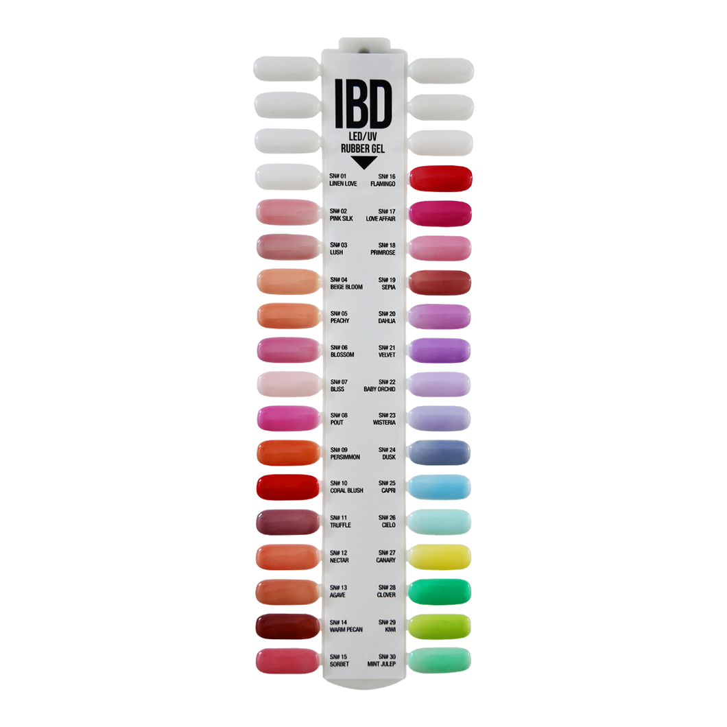 ibd Rubber Gel Swatches