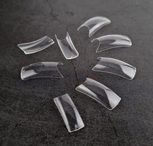 Load image into Gallery viewer, Crisp Clear Nail Tips - No Well - Deep Smile 100 Count
