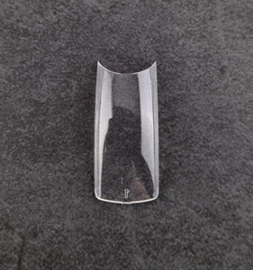 Crisp Clear Nail Tips - No Well - Deep Smile 250 Count