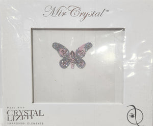 SWAROVSKI CRYSTALS - KISSES CRYSTAL PINK BUTTERFLY