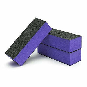 Purple Sanding 3-Way 60/60/100 Nail Buffer Blocks