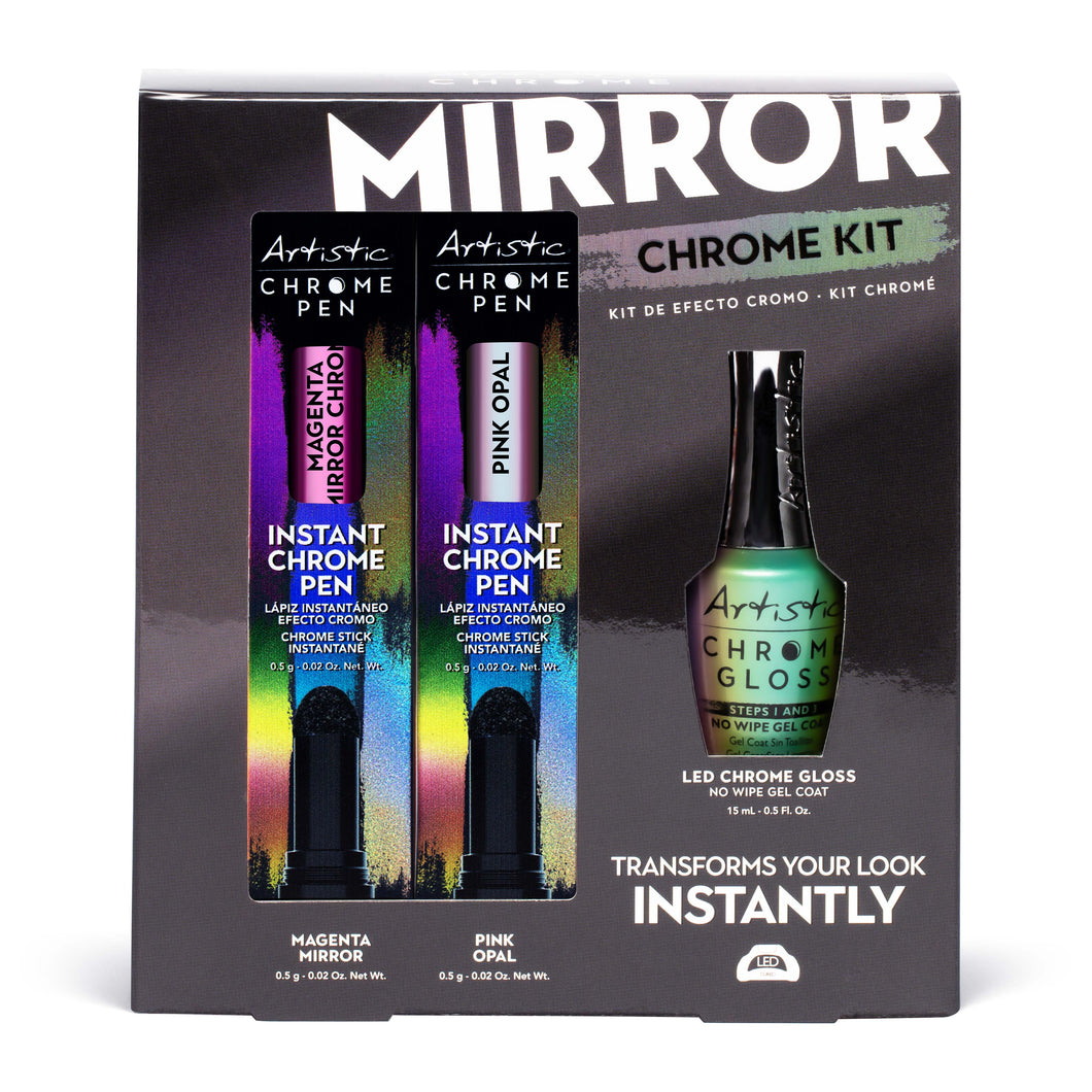 CHROME 3PC KIT - MIRROR/OPAL LOOK