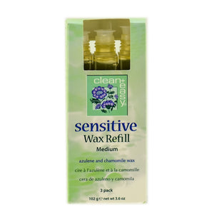 Clean and Easy Sensitive Wax Refill Medium 3pk