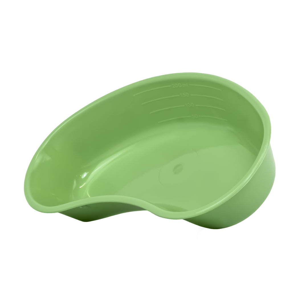 KIDNEY DISH GREEN PLASTIC 16CM