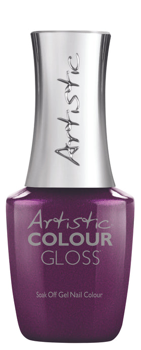 Artistic Gel TAILORED TARTAN - Dark Purple Shimmer GEL - Professional Salon Brands