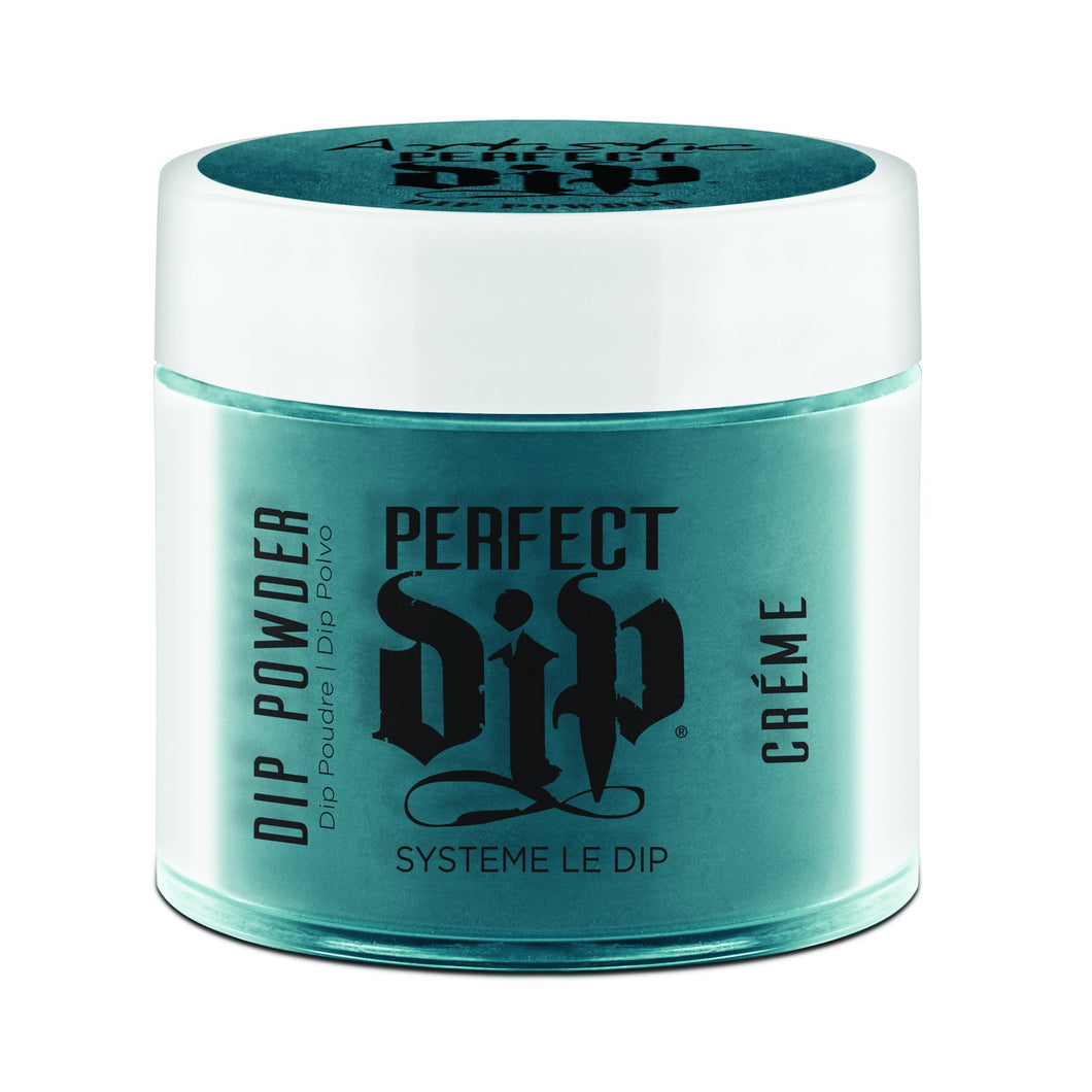 Alive & Amplified Dip Powder - ALL ABOUT THE SOUND - BRIGHT TEAL CRÈME - Professional Salon Brands
