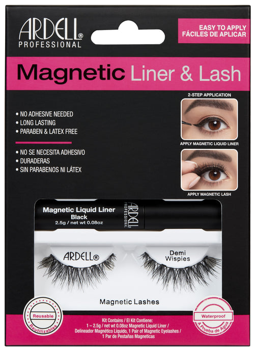 Ardell Magnetic Liquid Liner & Lash - Demi Wispies - Professional Salon Brands