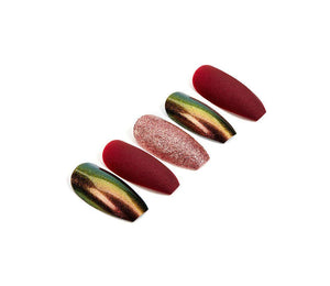 Ardell Nail Addict - Red Cateye - Professional Salon Brands