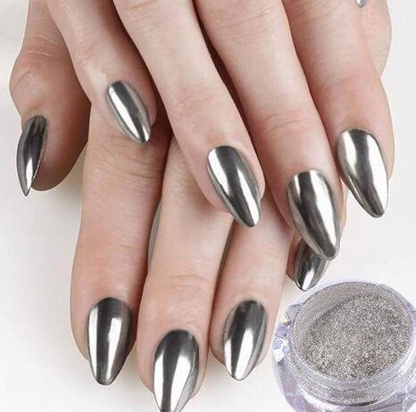 Chrome FX Magic Mirror Powder 4gm + FREE Sponge Set 24pc - Professional Salon Brands