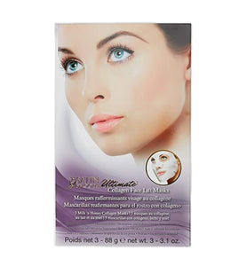 Satin Smooth Ultimate Face Lift Collagen Mask 3 pack