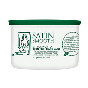 Satin Smooth Citrus Mojito Thin Film Hard Wax 397g - Professional Salon Brands