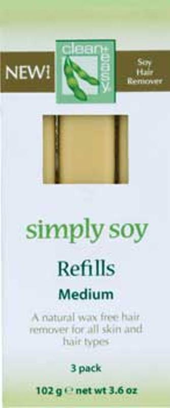 Clean and Easy Simply Soy Refills Medium 3pk - Professional Salon Brands