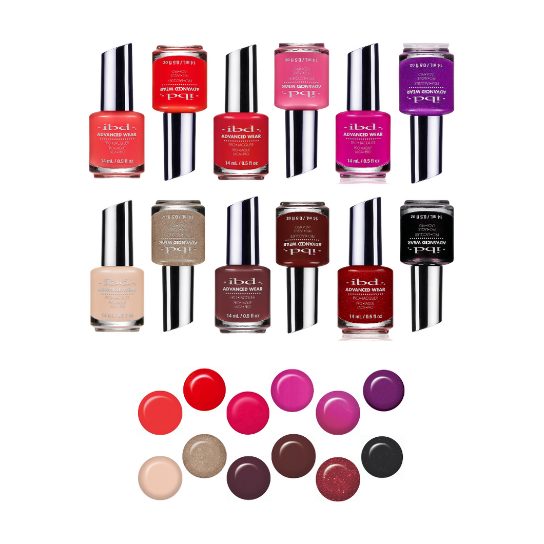IBD Advanced Wear Lacquer bundle 3 - Professional Salon Brands